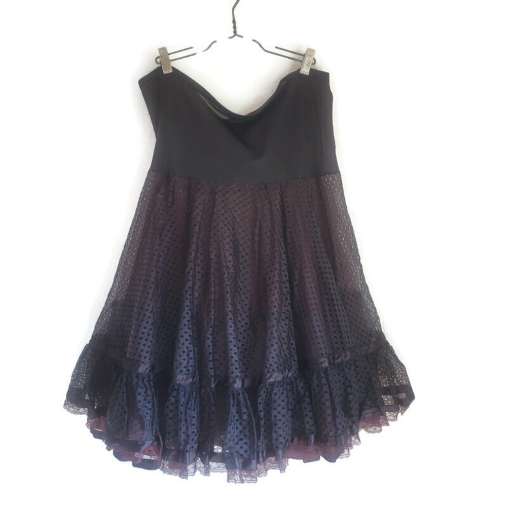Vintage Lace and Tulle Slip